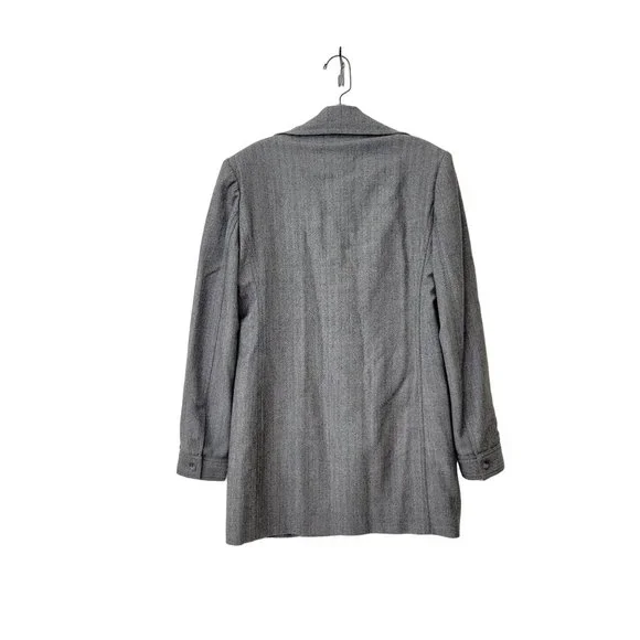 Vintage Oscar de la Renta Long Line Double Breasted Blazer Jacket - Picture 2 of 4